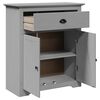 vidaXL Hallway Cabinet BODO Grey 80x35x90 cm