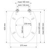 SCH&Uuml;TTE Toilet Seat with Soft-Close RELAX