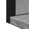 vidaXL Bathroom Mirror with Shelf Grey Sonoma 50x12x60 cm Engineered Wood