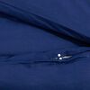 vidaXL Duvet Cover Set Navy Blue 200x200 cm Light-weight Microfiber