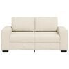 vidaXL Sofa Beige 160 x 77 x 82 cm Linen