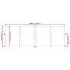 vidaXL Retractable Side Awning Black 140x1000 cm