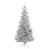 vidaXL Christmas Tree with 300 LEDs with Stand Silver 240 cm PET
