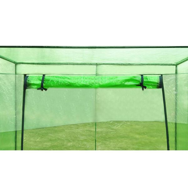 vidaXL Greenhouse Steel frame PVC