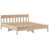 vidaXL Bed Frame without Mattress 180x200 cm Super King Solid Wood Pine