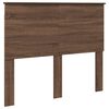 vidaXL Bed Frame with Headboard Brown Oak 120 x 200 cm Solid Pine Wood