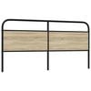 vidaXL Headboard Sonoma Oak 190 cm Steel and Engineered Wood