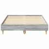vidaXL Bed Frame Grey Sonoma 193 x 123 x 25 cm Engineered Wood