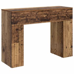 vidaXL Coffee Table Old Wood 102 x 35 x 75 cm Engineered Wood