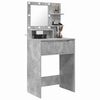 vidaXL Bedroom Dressing Tables Concrete Grey 80 x 39.6 x 135 cm