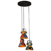 vidaXL Hanging Lamp 25 W Multicolour 30x30x100 cm E27