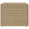 vidaXL Garden Storage Box Mix Beige 291L Poly Rattan
