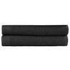 vidaXL Bath Towel Set 2 pcs Cotton 450 gsm 100x150 cm Black