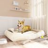vidaXL Dog Cushion with Pillows Beige 115x100x20 cm Oxford Fabric
