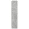 vidaXL Bookcase Concrete Grey 40x24x109 cm Engineered Wood