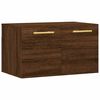 vidaXL Wall Cabinet Brown Oak 60x36,5x35 cm Engineered Wood
