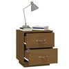 vidaXL Bedside Cabinets 2 pcs Honey Brown 40x34x45 cm Solid Wood Pine