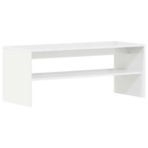 vidaXL TV Cabinet High Gloss White 100x40x40 cm Engineered Wood