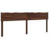 vidaXL Live Edge Headboard ROSTOCK Dark Brown 180 cm Solid Acacia Wood