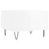 vidaXL Coffee Tables 2 pcs High Gloss White 50x46x35 cm Engineered Wood