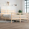 vidaXL Bed Frame without Mattress Solid Wood Pine 120x200 cm