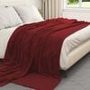 vidaXL Throw Blankets 6 pcs Bordeaux Red 240 x 270 cm Fleece