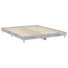 vidaXL Bed Frame without Mattress Concrete Grey 200x200 cm