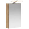 vidaXL Bathroom Mirror Cabinet Artisian Oak 30 x 10.5 x 50 cm