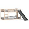 vidaXL Bunk Bed with Slide&Ladder without Mattress 75x190 cm Small Single