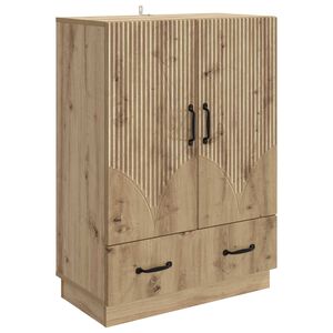vidaXL Sideboard Artisan Oak 66 x 34.5 x 92 cm Engineered Wood