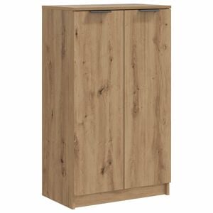 vidaXL Shoe Cabinet Artisian Oak 59x35x100,5 cm Engineered Wood