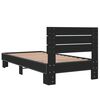 vidaXL Bed Frame without Mattress Black 90x190 cm Single