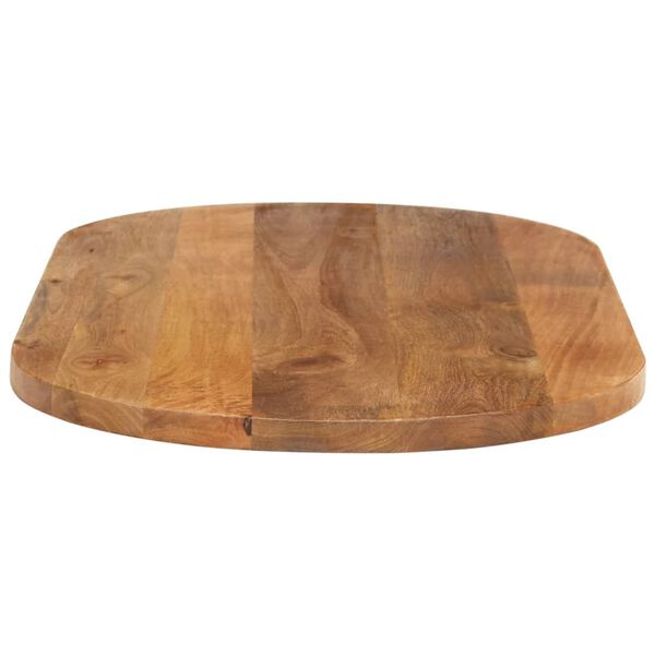 vidaXL Table Top 90x40x3.8 cm Oval Solid Wood Mango