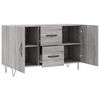 vidaXL Sideboard Grey Sonoma 100x36x60 cm Engineered Wood