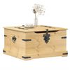 vidaXL Storage Box Corona 78x78x45 cm Solid Wood Pine