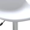 vidaXL Swivel Dining Chairs 6 pcs White PP