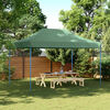 vidaXL Party Tent Folding Green 292 x 440 x 315 cm Oxford Fabric
