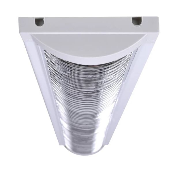 2-Lamp 36W T8 Vapor Proof Fluorescent Light Fixture with Raster Top