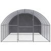 vidaXL Outdoor Chicken Coop 3x4x2 m Galvanised Steel