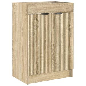 vidaXL Bathroom under Sink Cabinet Sonoma Oak 56 x 37.5 x 81 cm