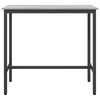 vidaXL Table Grey Sonoma 100 x 50 x 90.5 cm Engineered Wood and Steel