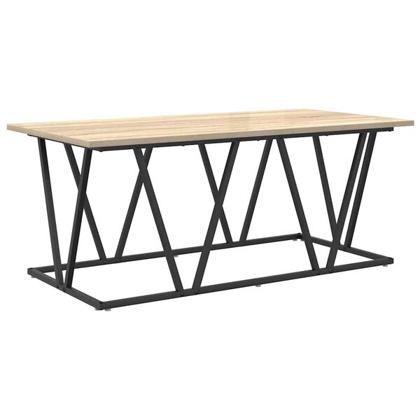 vidaXL Coffee Table Sonoma Oak 100 x 50 x 40 cm
