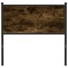 vidaXL Replace Headboard Smoked Oak 75 cm Engineered Wood and Steel