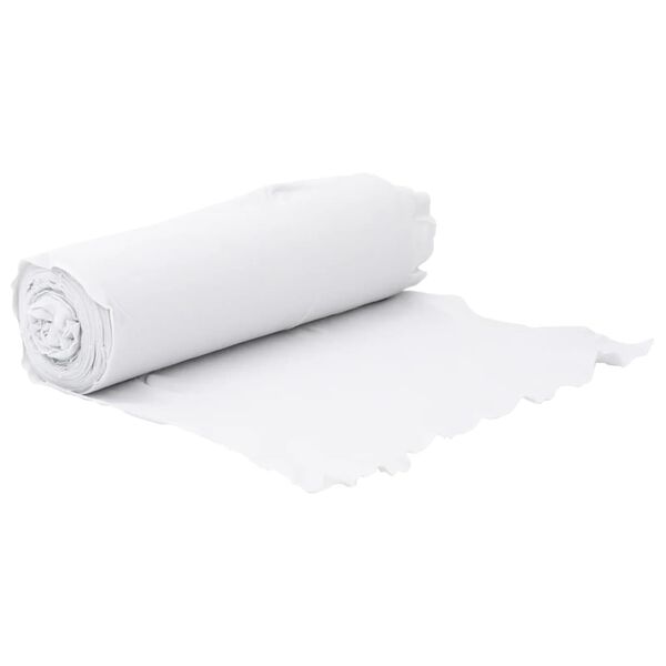 vidaXL Geotextile Membrane White 1 x 10 m Polyester Fibre