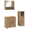 vidaXL Bathroom Furniture Set 3 pcs Artisan Oak 61 x 35 x 64 cm