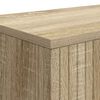 vidaXL Console Table Sonoma Oak 155 x 29 x 74 cm Engineered Wood