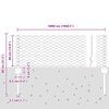vidaXL Fence with Post Green 0.4 x 50 m Steel and PVC