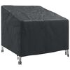 vidaXL Garden Chair Cover Black 90 x 90 x 50 / 75 cm 420D fabric