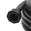 vidaXL Suction Hose with Connectors 10 m 22 mm Black