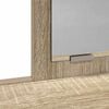vidaXL Dressing Table Sonoma Oak 79 x 41 x 140 cm Engineered Wood